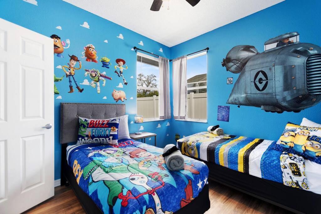 Spacious Disney Themed 5Bed Villa! Private Heated Enclosed Pool/Spa/Bbq! Davenport Exterior photo