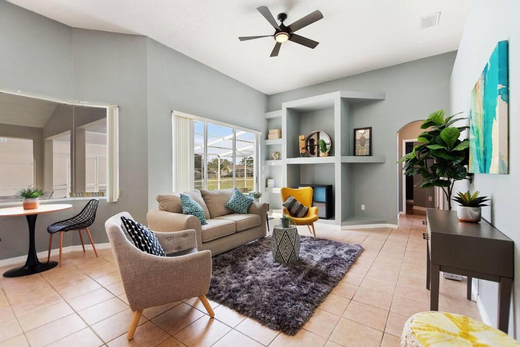 Spacious Disney Themed 5Bed Villa! Private Heated Enclosed Pool/Spa/Bbq! Davenport Exterior photo
